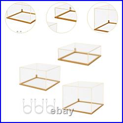 3x Acrylic Display with Lights Retail Home Decor Showcase Riser Shelf Cake 3x Acrylic Display with Lights Retail Home Decor Showcase Riser Shelf Cake
