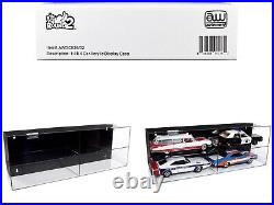 4 Car Acrylic Display Show Case for 1/18 Scale Models Auto World