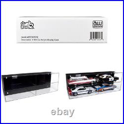 4 Car Acrylic Display Show Case for 1/18 Scale Models by Auto World