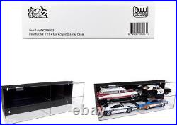 4 Car Acrylic Display Show Case for 1/18 Scale Models by Auto World