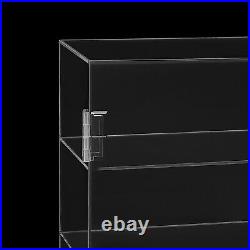 4 Layer Clear Acrylic Plastic Countertop Figures Display Show Case Box Cabinet