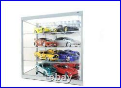4-Layer Mirror Backed Display case 124th LEDs & USB TRIPLE 9 247840MBK MS or MW