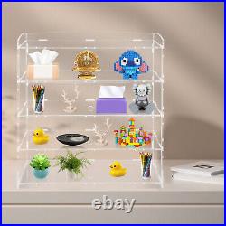 4-Tier Acrylic Display Case Bakery Pastry Display Case Showcase Countertop