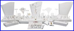 41pc Showcase Jewelry Display Stand White Display Set for Jewelry Store Displays