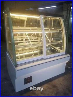 47-71 Countertop Cake Showcase Bakery Display Case Fridge Refrigerated Cabinet