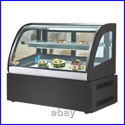 47 Refrigerated Cake Display Cabinet Showcase Freezer Bakery Case Commercial