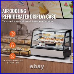 5 Cu. Ft Commercial Refrigerated Display 35 Countertop Bakery Showcase withLED