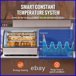 5 Cu. Ft Commercial Refrigerated Display 35 Countertop Bakery Showcase withLED