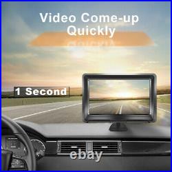 5 Digital Display Monitor Car Truck Rear View Backup Reverse Camera Cams Kit