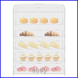5 Tiers Acrylic Display Case Shelf Dustproof Showcase Holder For Retail Display 5 Tiers Acrylic Display Case Shelf Dustproof Showcase Holder For Retail Display