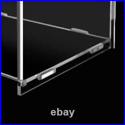 5 Tiers Acrylic Display Case Shelf Dustproof Showcase Holder For Retail Display