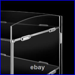 5 Tiers Acrylic Display Case Shelf Dustproof Showcase Holder For Retail Display 5 Tiers Acrylic Display Case Shelf Dustproof Showcase Holder For Retail Display