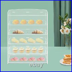 5 Tiers Acrylic Display Case Shelf Dustproof Showcase Holder For Retail Display 5 Tiers Acrylic Display Case Shelf Dustproof Showcase Holder For Retail Display