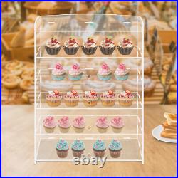 5 Tiers Acrylic Display Case Shelf Dustproof Showcase Holder For Retail Display 5 Tiers Acrylic Display Case Shelf Dustproof Showcase Holder For Retail Display