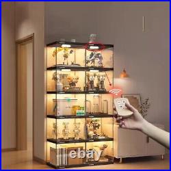 6 Layers 12 Boxes Acrylic Display Case Rack Dustproof Clear cabinet Showcase AU