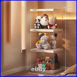 6 Layers 12 Boxes Acrylic Display Case Rack Dustproof Clear cabinet Showcase AU