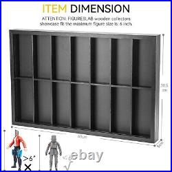 6 inch Action Figure Display Frame Case, Figures Collectors Showcase, Compati
