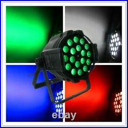 6pc/lot zoom par 18X18W 6-in-1 LED hex Zoom PAR DJ show light with fight case