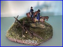 ACW Collector's Showcase/Franklin Mint Mounted (Grant) w Grass Display Base