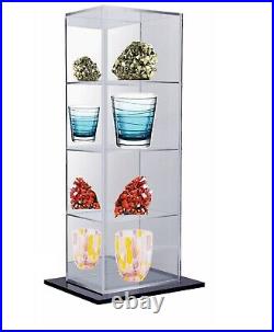 Acryl-Vitrinen Parfum Bottles Tower 4 Levels Spiegel-Rückwand Safe 5111 H
