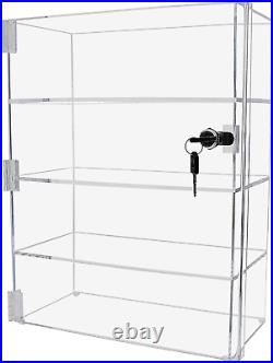 Acrylic Countertop Display Case 12 X 6 X 16 Locking Security Showcase Safe Bo