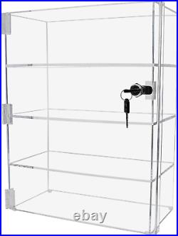 Acrylic Countertop Display Case 12 X 6 X 16 Locking Security Showcase Safe Bo