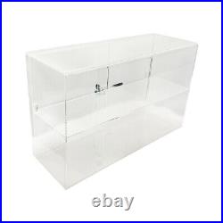 Acrylic Countertop Display Case Assembly Showcase 21L x 7W x 13H, Sliding Door