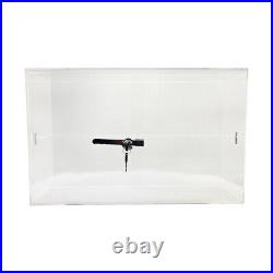 Acrylic Countertop Display Case Assembly Showcase 21L x 7W x 13H, Sliding Door