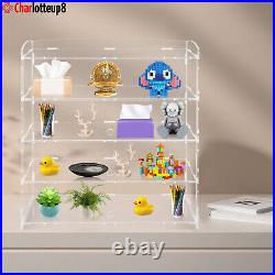 Acrylic Display Case Bakery Pastry Display Case 4 Tier Showcase Countertop