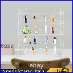 Acrylic Display Case Bakery Pastry Display Case 4 Tier Showcase Countertop