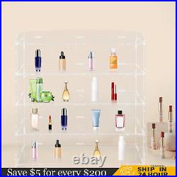 Acrylic Display Case Bakery Pastry Display Case 4 Tier Showcase Countertop