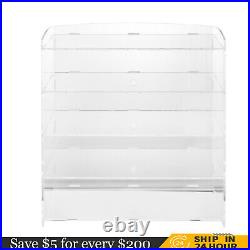 Acrylic Display Case Bakery Pastry Display Case 4 Tier Showcase Countertop