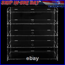 Acrylic Display Case Bakery Pastry Display Case 4 Tier Showcase Countertop