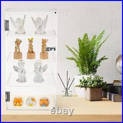 Acrylic Display Case with Lock Key Countertop Display Case Clear Showcase Dis