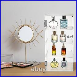 Acrylic Display Case with Lock Key Countertop Display Case Clear Showcase Dis