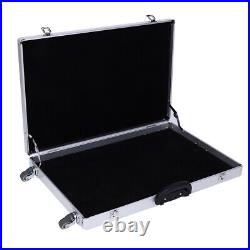 Aluminium Alloy Jewellery Suitcase Display Case Foldable 806010cm Handles AU