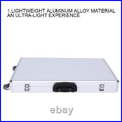 Aluminium Alloy Jewellery Suitcase Display Case Foldable 806010cm Handles IDM