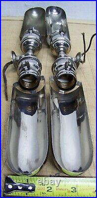 Antique cabinet/showcase/display lights Nickel 50 CP Fatboy sockets