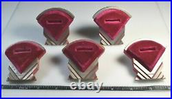 Art Deco Ring Display Stands Jewelry 1930 Five Store Showcase Decorations