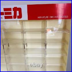 At that time/Rare In-store Tomica display showcase 40 units storage Not for sale