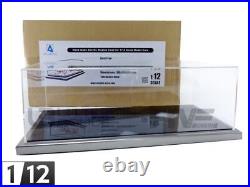 Atlantic Case 1/12 Display Case Show Case 1/12 Dieppe Base Metal Black Acrylic