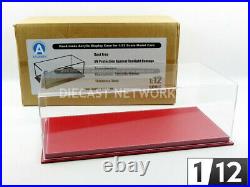 Atlantic Case 1/12 Display Case Show-case 1/12 Mulhouse Red Leather 10091