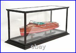 BOATS DISPLAY CASE Speedboat Yachts Diecast Showcase Collectibles Storage Box