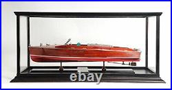 BOATS DISPLAY CASE Speedboat Yachts Diecast Showcase Collectibles Storage Box