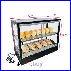 Bakery Oven Countertop Warmer Showcase Display Shelf 86 to 120 Degrees F