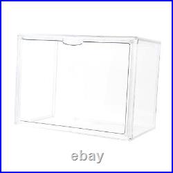 Box Display Case Large Figures Collectibles Showcase for Indoor Shelf Shoes