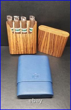 Brizard & Co 5 Cigar Case Holder Rose Wood Show Band New But Displayed $220 Srp