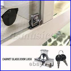 Cabinet Show Case Display Glass Door Lock With Two Keys and Screws