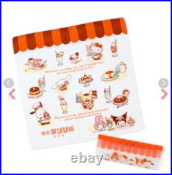 Café Sanrio 2nd store Set Display Shelf Showcase & 3 jelly-shaped magnet clips