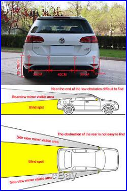 Car Parking Sensor 8 Rear&Front View LCD Display Reverse Backup Radar System Kit